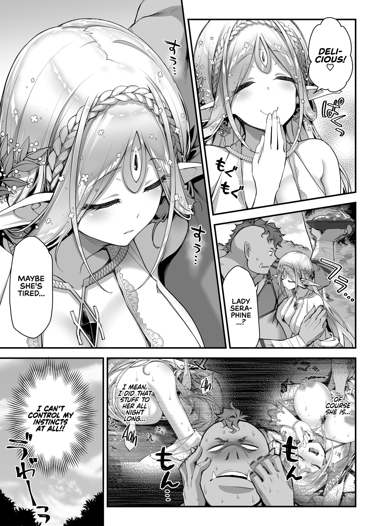 Hentai Manga Comic-The Lewd Elf likes the Orc-Read-14